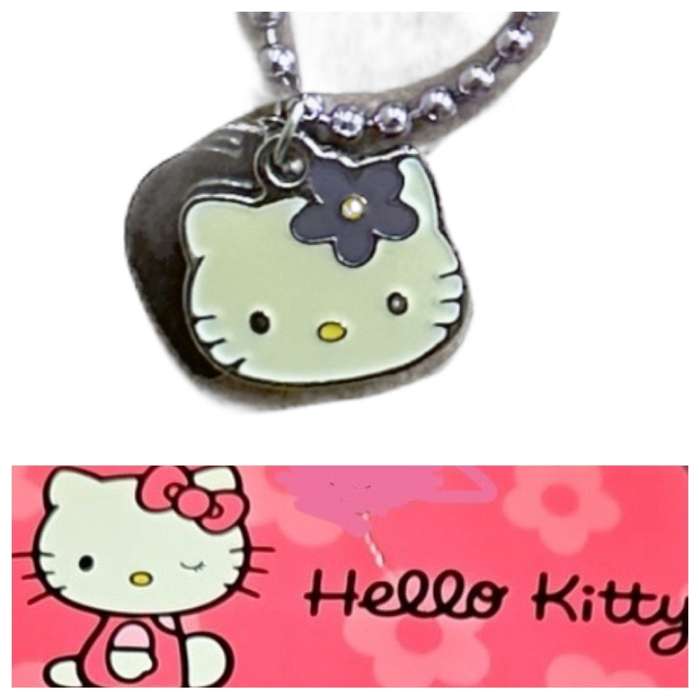 Y2K Kawaii Soft Girl Sanriocore Hello Kitty Vintage Necklace +Bonus Change Purse